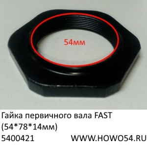 Гайка первичного вала FAST (54*78*14мм) (5400421) JS180A-1701036