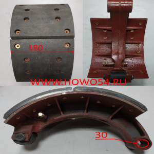 Колодки тормозные задние в сборе с накладкой 5400865 A6594200019 