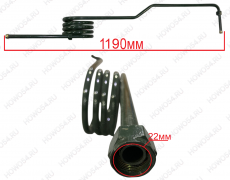 Трубка компрессора воздушная спиральная  L=1190 HOWO (5 витков) 5470485 AZ9718360204