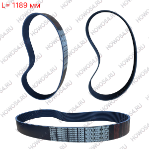 Ремень генератора 12PK1189 Shacman X3000, X6000 543213 1000753213