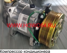 Компрессор кондиционера HOWO/A7 6PK R134A (5417233) 10807603/WG1500139006/2