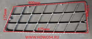 Ступень подножки аллюминниевая правая верхняя SHAANXI F2000/3000 (5404879) DZ13241240672