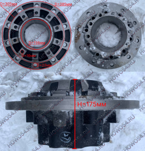Ступица задняя HOWO/MAN/T5G/T7H 5424936 812W35701-0155