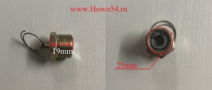 Клапан воздушный ручного сброса давления рессивера (спускной кран) (5407043) WG9000360115