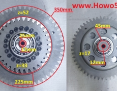 Бустер КПП в сборе XCMG ZL50G 52 Зуба 5400244 ZL40A.30.5