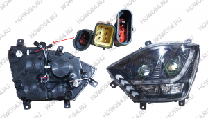 Фара передняя левая SINOTRUK NJ17 LED 547225 WG9525720025