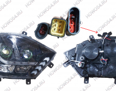 Фара передняя правая SINOTRUK NJ17 LED 547226 WG9525720026