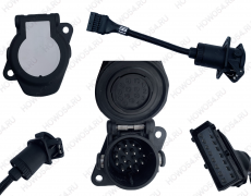 Розетка для прицепа (15 контактов) SHACMAN SHAANXI X6000 ШАКМАН ШАНКСИ Х6000 541203 DZ97189711203