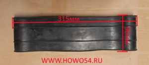 Гофра воздушная впускного канала HOWO (резин)(5406336)WG9725190933/2