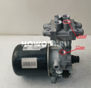 Осушитель воздуха в сборе SHAANXI M3000/X3000 5420431 35110071460/DZ96189360003