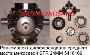 Ремкомплект дифференциала среднего моста межосевой STR 24MM 5418169 981320166