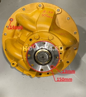 Редуктор в сборе заднего моста ZL50G.HQJSQ 8/37, 41 шлицов 75202749