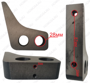 Кронштейн ТНВД WEICHAI WP12 (2 клапана) 542956 612600082956