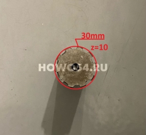 Вал привода рулевого насоса XCMG LW300F/321F 10 зубьев 5412199	860114590/ZL30D-11-02