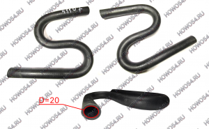 Патрубок печки кабины SHACMAN SHAANXI X3000 ШАКМАН ШАНКСИ Х3000 5441107 DZ14251841107