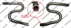 Патрубок печки кабины SHACMAN SHAANXI X3000 ШАКМАН ШАНКСИ Х3000 5429862 DZ14251841108