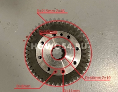 Шестерня КПП ZL20-032010х1 Z=46 КПП BS428 XCMG LW300F/LE321F 5419685 860114670/ZL20-032010*1