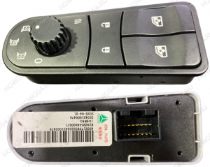 Блок управления стеклоподьемником левый HOWO ХОВО V7X 545806 EZ9225580006