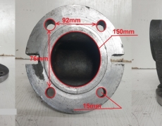 Фланец кардана XCMG ZL50G/LW500F D=150 крест.127*48 /Отв.=65413445ZL50G/LW500F
