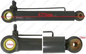 Цилиндр подъема кабины HOWO ХОВО V7X 547104 WG9719820004