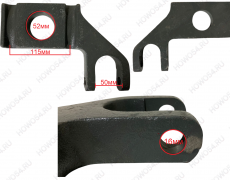 Накладка под стремянку правая HOWO V7X ХОВО 549938 WG9925520038