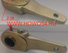 Рычаг тормозной полуприцепа (трещётка) Z=28 HOWO 70T Креатек CK9466 AZ9970340085