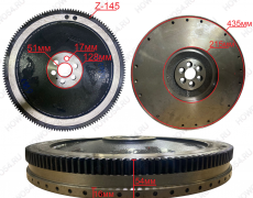 Маховик в сборе с венцом Z=145 DEUTZ WP6.210E32 540414 13070414^2186