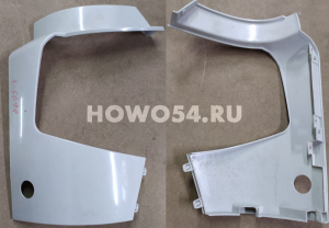 Накладка бампера HOWO A7 правая (к фаре) (БЕЛЫЙ) 5405699 WG1664240008