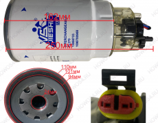 Фильтр топливный грубой очистки PL270 c подогревом Размер: 1-14/109mm*240mm JS0283 PL270 7420998349 7421380483 20879812 FS19920 FU-1019 400403-00022 K1006520 K1006530 21380488