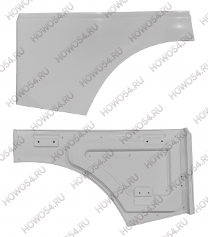 Крыло правое кабины SHACMAN SHAANXI X6000 ШАКМАН ШАНКСИ Х6000 549727 DZ16251230010