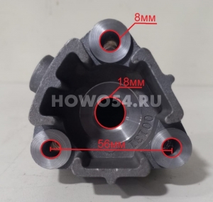 Корпус поршня блокировки МКД HOWO AC16/HOWO 70T/AC26 (маленький) 10mm 5423282 WG9981320076