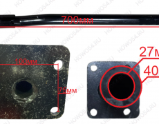 Кронштейн крыла левый передней и задней оси SHAANXI X3000 ШАНКСИ ШАКМАН (тягач) 541015 DZ95259951015