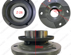 Фланец моста SHAANXI среднего 180/68/28/4 (диаметр /высота/шлиц/отв 548176 81391155076 