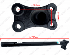 Кронштейн крыла заднего SHACMAN SHAANXI X6000 ШАКМАН ШАНКСИ Х6000 540009 DZ9X259953009 