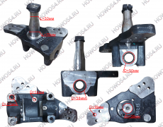 Кулак поворотный левый под дисковый тормоз SHACMAN SHAANXI F3000 ШАКМАН ШАНКСИ F3000 540215 DZ9100410215