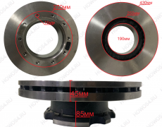 Диск тормозной задний SITRAK C7H Креатек CK4244 AZ711744430002/812W50803-0041