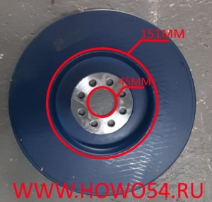 Балансир коленчатого вала wd615 61560020010