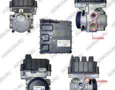 Модуль EBS3 (WABCO) передней оси SHACMAN SHAANXI X6000 ШАКМАН ШАНКСИ Х6000 540406 DZ9X189360406