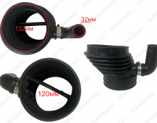 Патрубок воздушного фильтра D=132*120*32 SITRAK C7H СИТРАК 549402 202V09402-0178