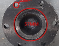 Вал карданный коробки отбора мощности HOWO миксер 440 мм (фланцы 100х130 6отв)	10978