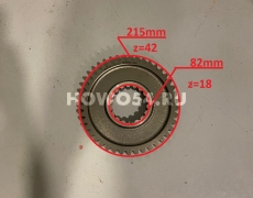 Шестерня КПП вторичного вала 1-ой передачи Z=42  5410767/09246	10JS160-1701112-G