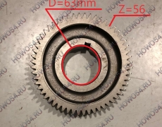 Шестерня 5-й передачи промежуточного вала Z=56 5407849 12JS200T-1701052