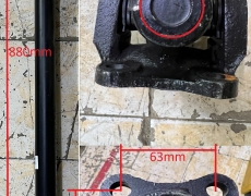 Вал отбора мощности автокрана L=880мм