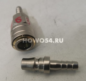 Пневмосоединение (быстросъём) D=8 (ёрш-ёрш) 5417637