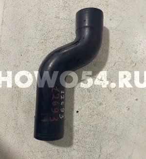 Патрубок радиатора HOWO верхний 55*55 S -образный QINYAN (5412693) WG9719530308