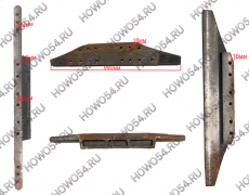 Кронштейн крепления оси балансира к раме SHAANXI F3000 X3000 540011 DZ9114510011