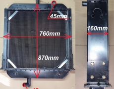 Радиатор охлаждения системы XCMG LW321F с теплообменником (760*860) 5410976 XGSX01-07