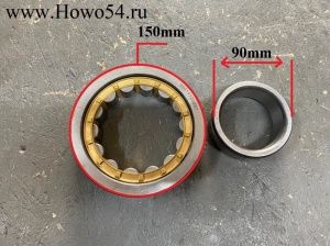 Подшипник вала конической пары STEYR среднего моста с проточкой 5401899 199014320257/ NUP314ENM