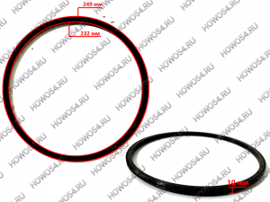 Кольцо ступицы задней HOWO T5G ХОВО Т5Г SITRAK C7H СИТРАК С7Ш MCP16 (232×249×10) 5445015