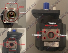 Насос рулевой гидравлический LiuGong  Zl50c 6 шлицов 11C0009/JHP2100